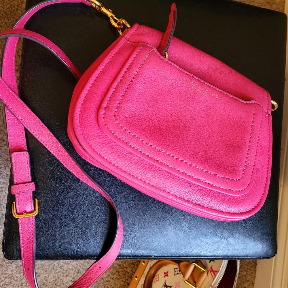 MARC JACOBS Mini Empire City Leather Messenger Bag